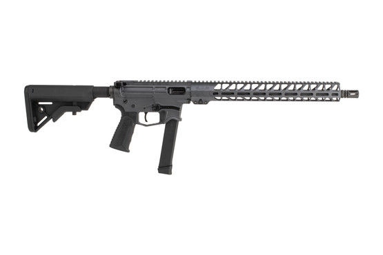 Battle Arms Development Xiphos 9 AR Rifle 9mm in Combat Grey with ambidextrous charging handle